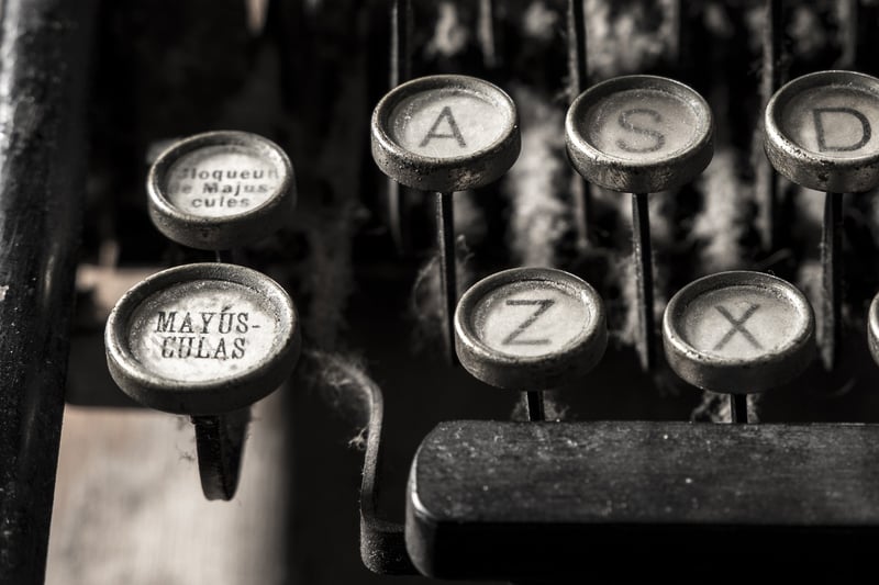 Writer Typing